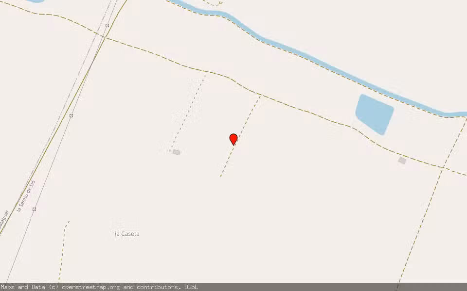 Mapa de Subasta Inmueble (Finca rústica) en Sentiu De Sió, La, Lleida