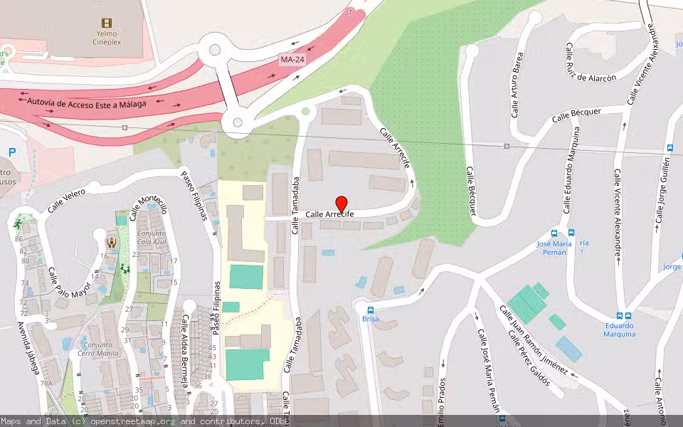 Mapa de Subasta Inmueble (Trastero) en Rincon De La Victoria, Málaga