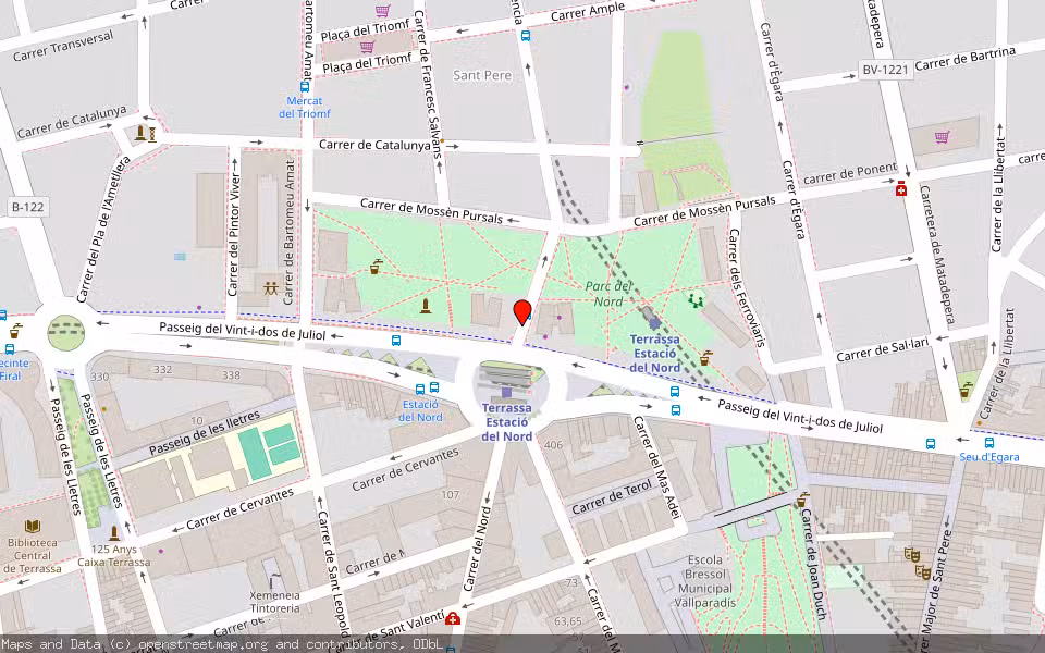 Mapa de Subasta Inmueble (Otros) en Terrassa, Barcelona