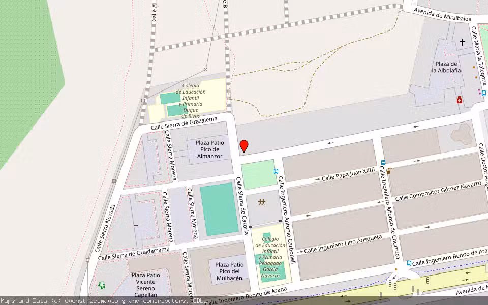 Mapa de Subasta Inmueble (Vivienda) en Cordoba, Córdoba