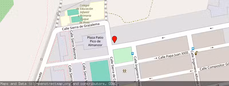 Mapa de Subasta de Inmueble (Vivienda) en Cordoba, Córdoba 