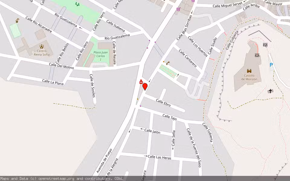 Mapa de Subasta Inmueble (Vivienda) en Monzón, Huesca