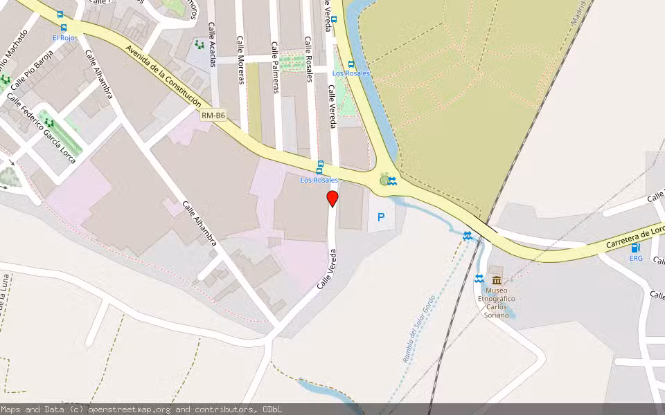 Mapa de Subasta Inmueble (Vivienda) en Lorquí, Murcia