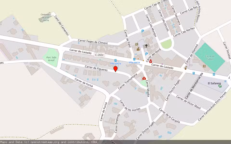 Mapa de Subasta Inmueble (Vivienda) en Figueres, Girona