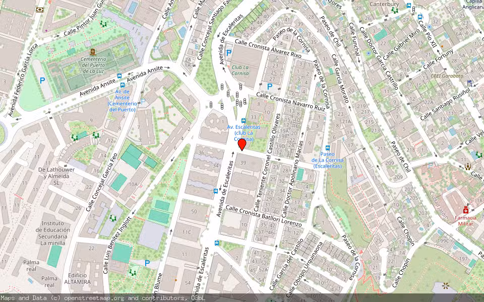 Mapa de Subasta Inmueble (Garaje) en Las Palmas De Gran Canaria, Las Palmas