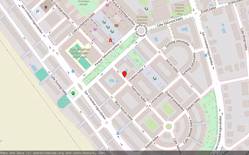 Mapa de Subasta Inmueble (Local comercial) en Zizur Mayor, Navarra
