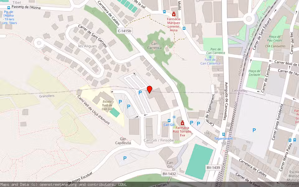 Mapa de Subasta Inmueble (Vivienda) en Granollers, Barcelona