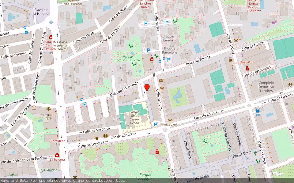 Mapa de Subasta Inmueble (Vivienda) en Torrejon De Ardoz, Madrid