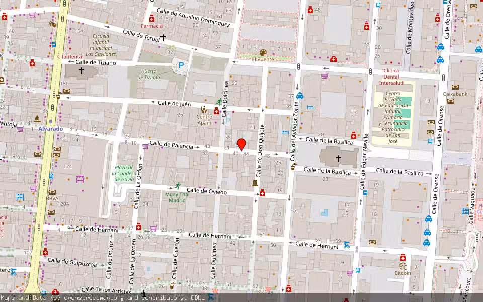 Mapa de Subasta Inmueble (Vivienda) en Madrid