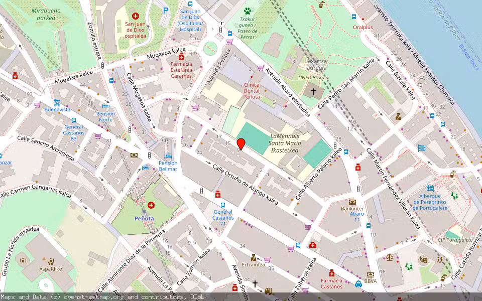 Mapa de Subasta Inmueble (Vivienda) en Portugalete, Bizkaia