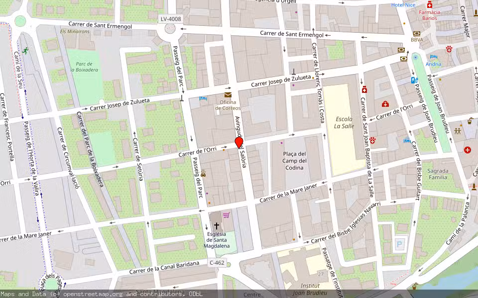Mapa de Subasta Inmueble (Vivienda) en La Seu D'urgell, Lleida