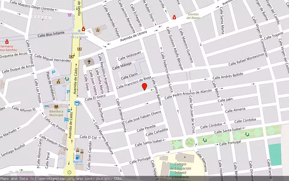 Mapa de Subasta Inmueble (Vivienda) en Los Palacios Y Villafranca, Sevilla