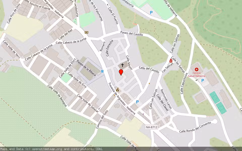 Mapa de Subasta Inmueble (Vivienda) en Valtierra, Navarra