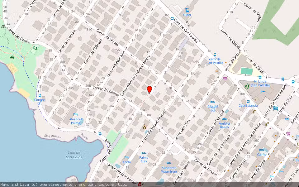 Mapa de Subasta Inmueble (Trastero) en Palma, Illes Balears
