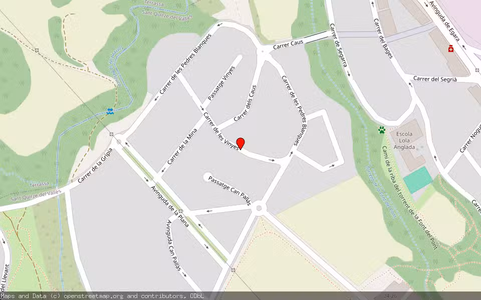 Mapa de Subasta Inmueble (Vivienda) en Sant Quirze Del Valles, Barcelona