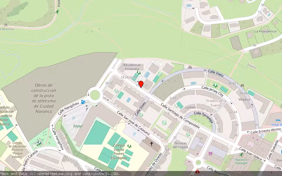 Mapa de Subasta Inmueble (Trastero) en Oviedo, Asturias