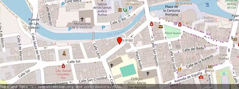 Mapa de Subasta de Inmueble (Local comercial) en Orihuela, Alicante 