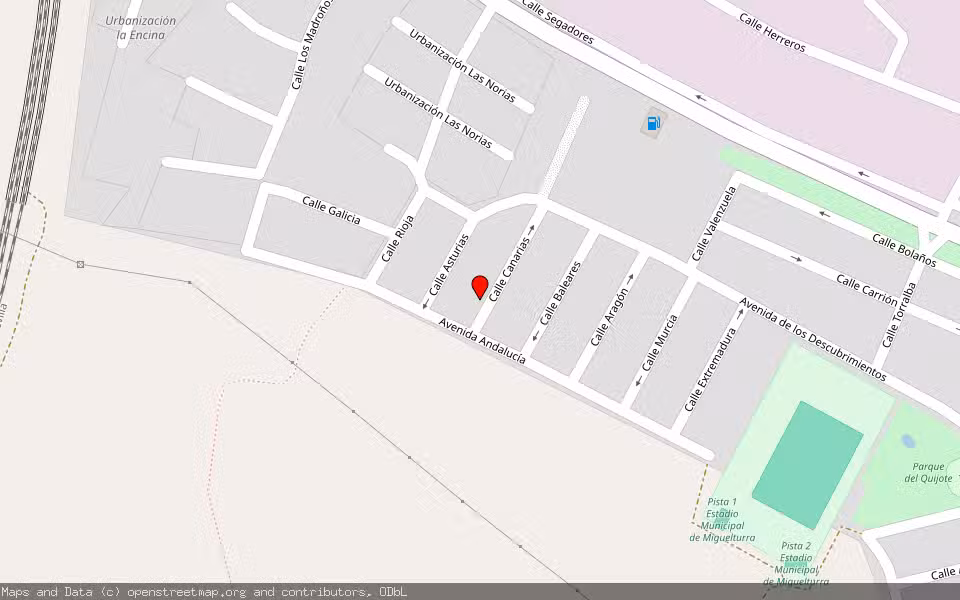 Mapa de Subasta Inmueble (Vivienda) en Miguelturra, Ciudad Real