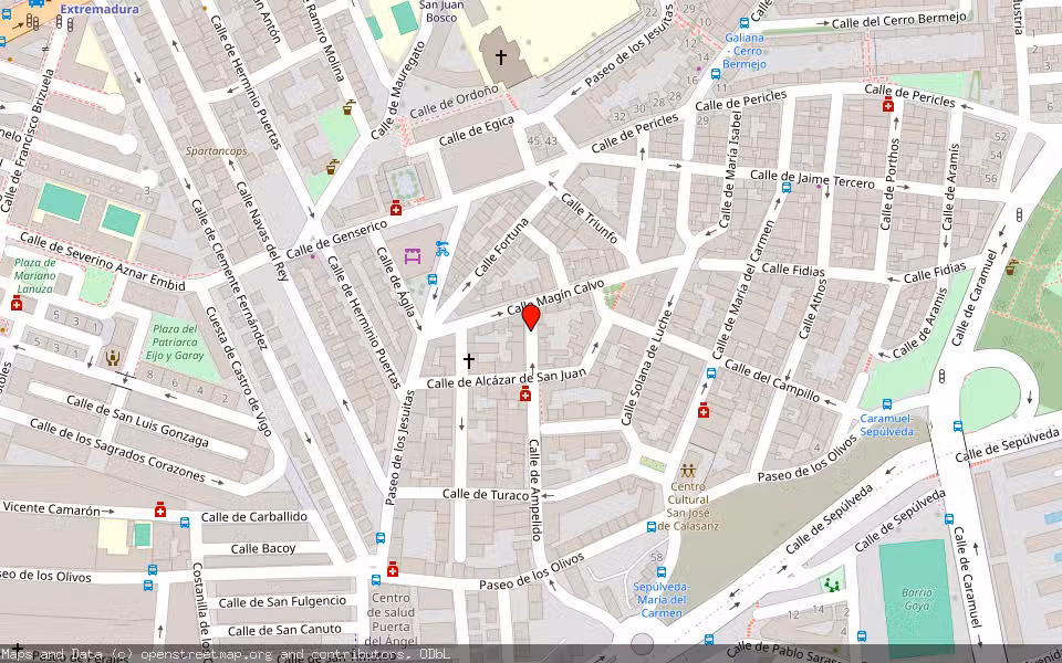 Mapa de Subasta Inmueble (Local comercial) en Madrid