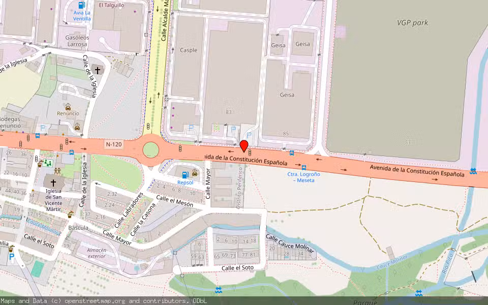 Mapa de Subasta Inmueble (Vivienda) en Burgos