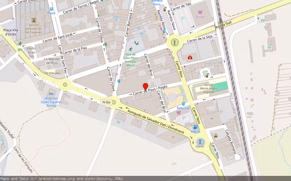 Mapa de Subasta Inmueble (Vivienda) en Figueres, Girona