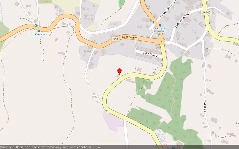 Mapa de Subasta Inmueble (Trastero) en Barlovento, Santa Cruz de Tenerife