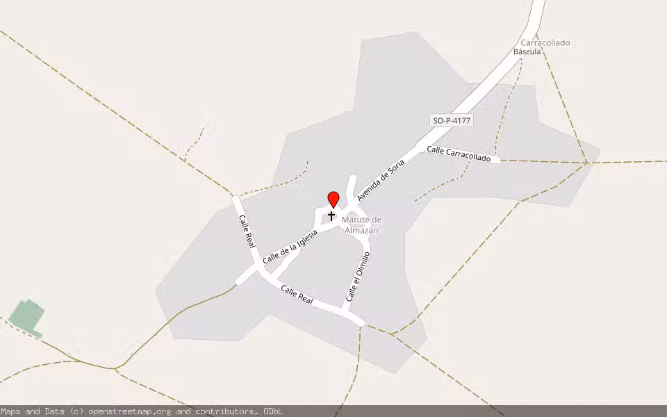 Mapa de Subasta Inmueble (Vivienda) en Matute De Almazan, Soria