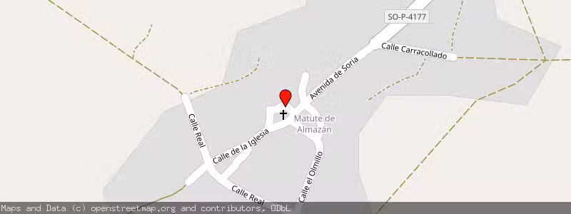 Mapa de Subasta de Inmueble (Vivienda) en Matute De Almazan, Soria 