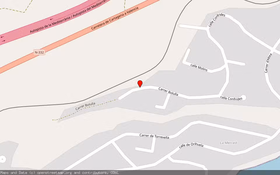 Mapa de Subasta Inmueble (Solar) en El Campello, Alicante/Alacant