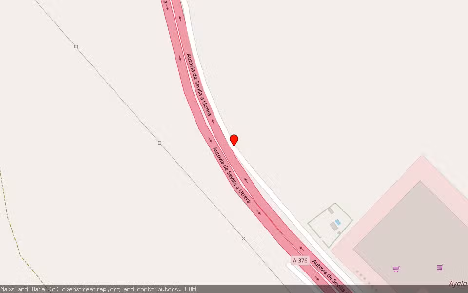 Mapa de Subasta Inmueble (Finca rústica) en Utrera, Sevilla