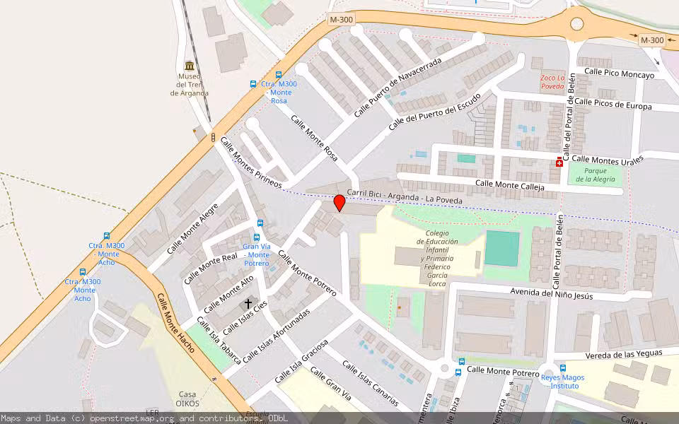 Mapa de Subasta Inmueble (Vivienda) en Arganda Del Rey, Madrid