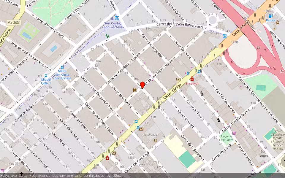 Mapa de Subasta Inmueble (Vivienda) en Palma, Illes Balears