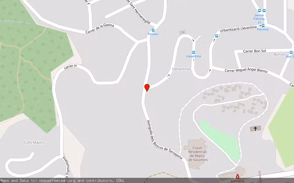 Mapa de Subasta Inmueble (Vivienda) en Tarragona