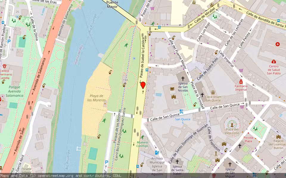 Mapa de Subasta Inmueble (Garaje) en Valladolid