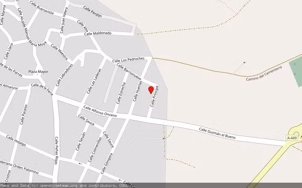 Mapa de Subasta Inmueble (Vivienda) en Peñarroya-pueblonuevo, Córdoba