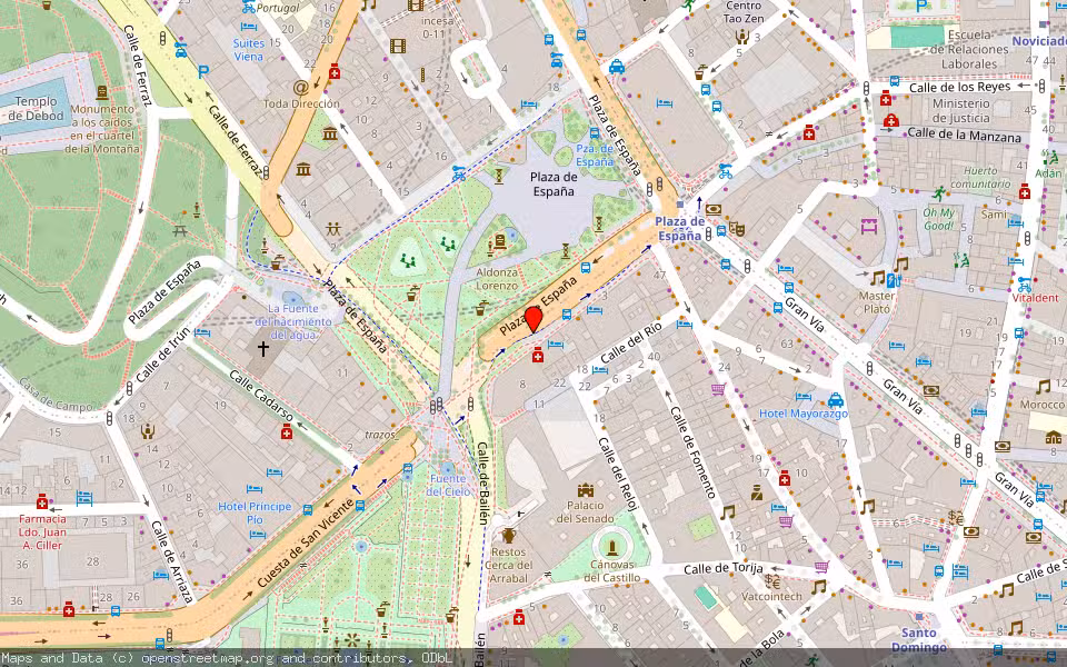 Mapa de Subasta Inmueble (Vivienda) en Madrid