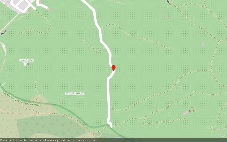 Mapa de Subasta Inmueble (Finca rústica) en Tolox, Málaga