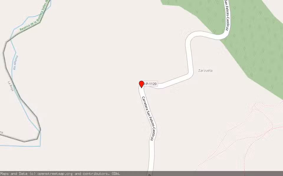 Mapa de Subasta Inmueble (Finca rústica) en San Felices, Soria