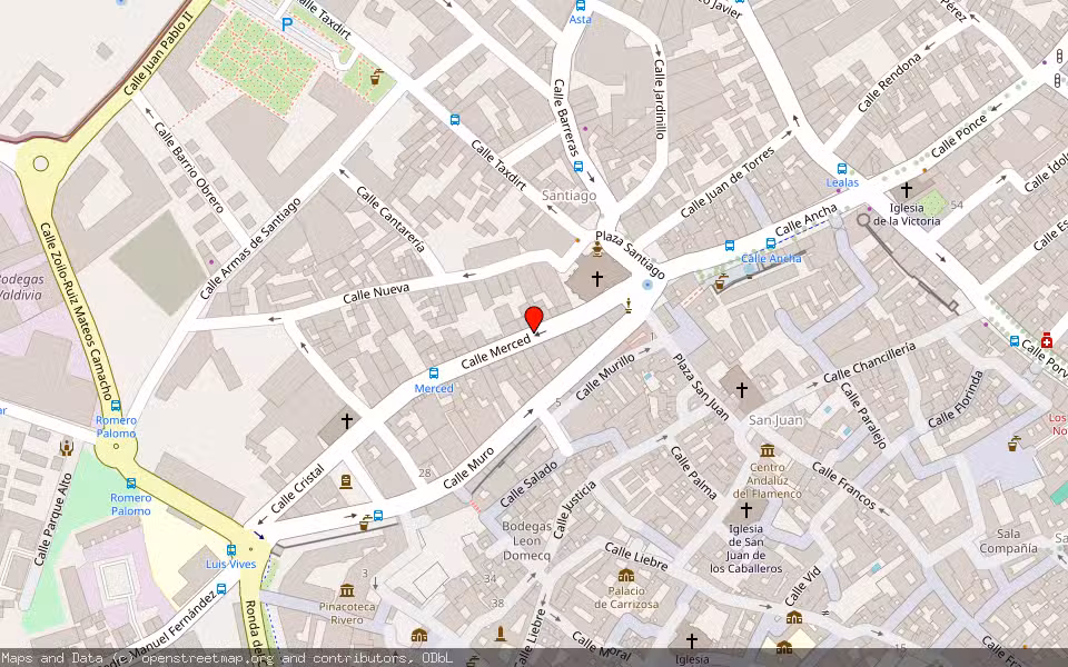 Mapa de Subasta Inmueble (Vivienda) en Jerez De La Frontera, Cádiz