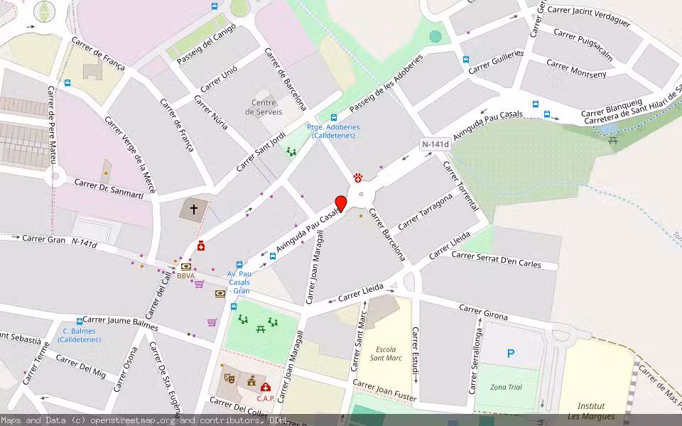 Mapa de Subasta Inmueble (Vivienda) en Calldetenes, Barcelona