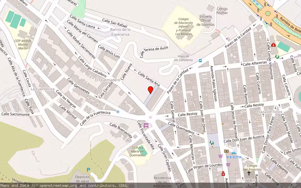 Mapa de Subasta Inmueble (Local comercial) en Almeria, Almería