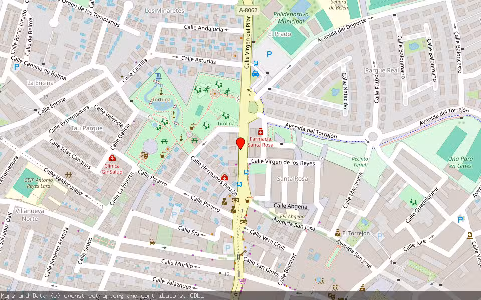 Mapa de Subasta Inmueble (Otros) en Pilas, Sevilla