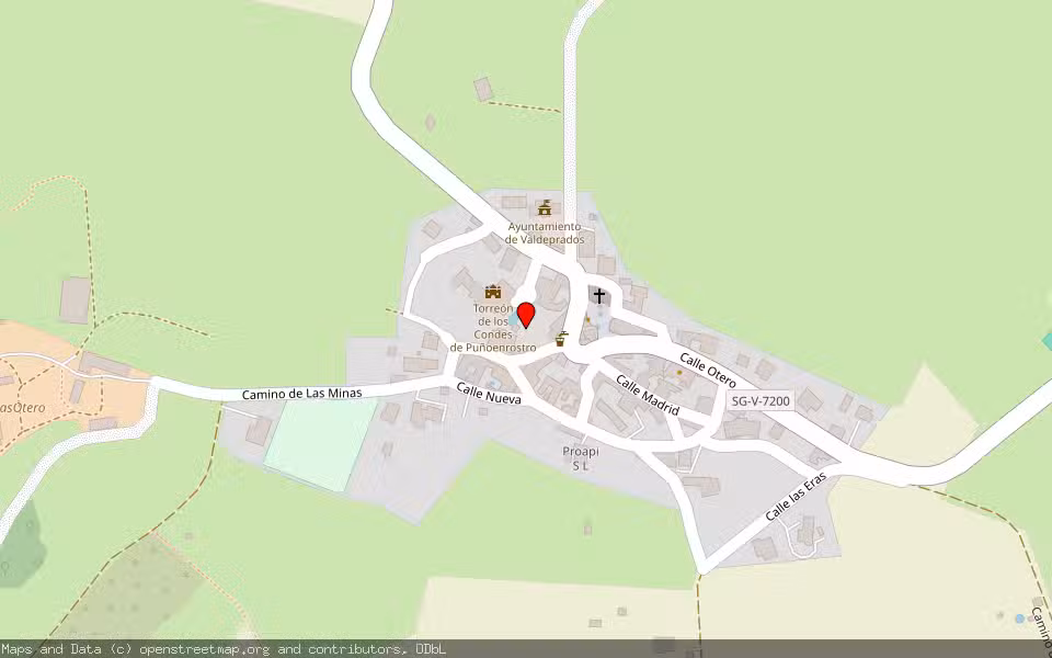 Mapa de Subasta Inmueble (Solar) en Vegas De Matute, Segovia