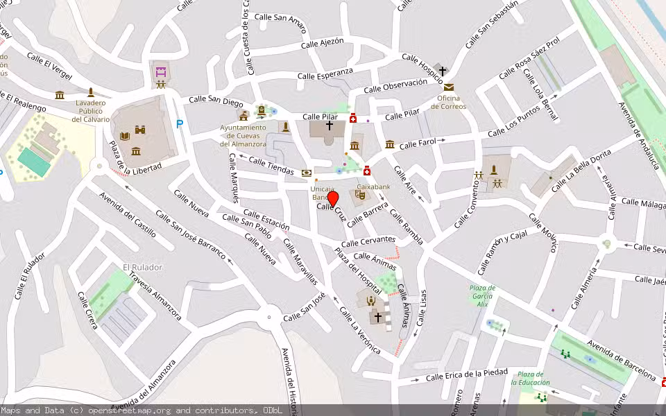 Mapa de Subasta Inmueble (Vivienda) en Cuevas Del Almanzora, Almería