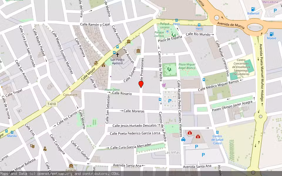Mapa de Subasta Inmueble (Vivienda) en Alcantarilla, Murcia