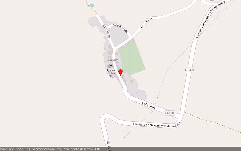Mapa de Subasta Inmueble (Vivienda) en Navajun, La Rioja