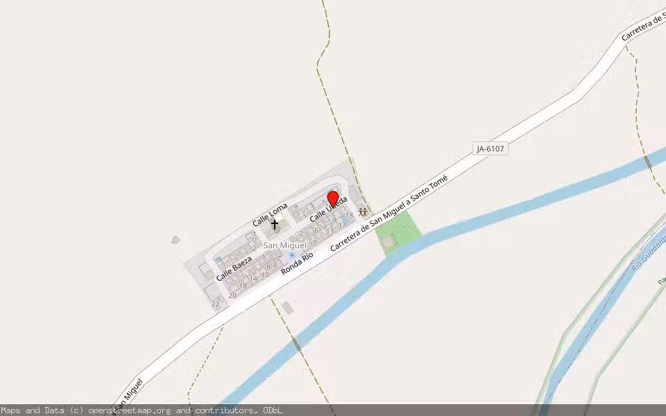 Mapa de Subasta Inmueble (Solar) en Villacarrillo, Jaén