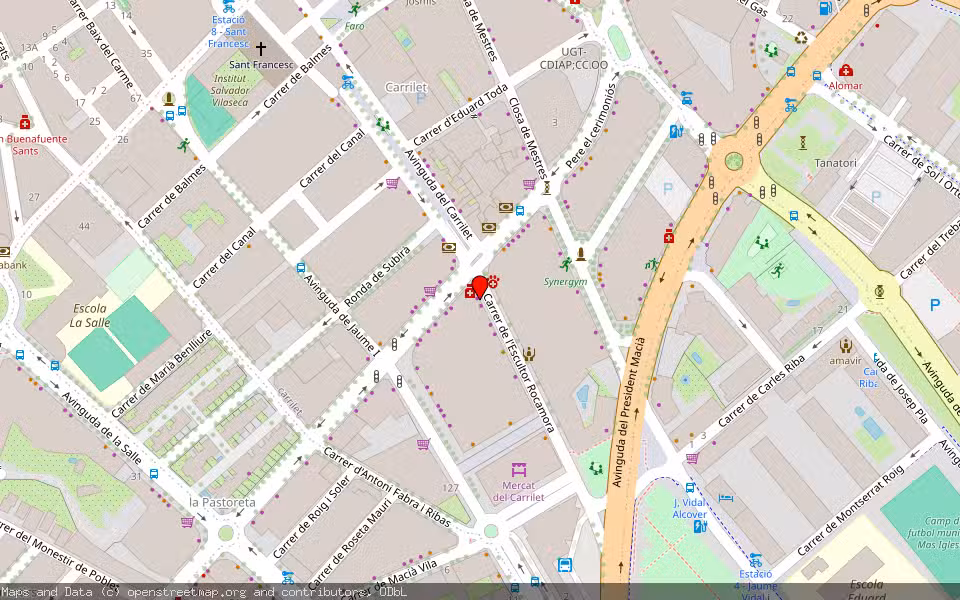 Mapa de Subasta Inmueble (Vivienda) en Reus, Tarragona