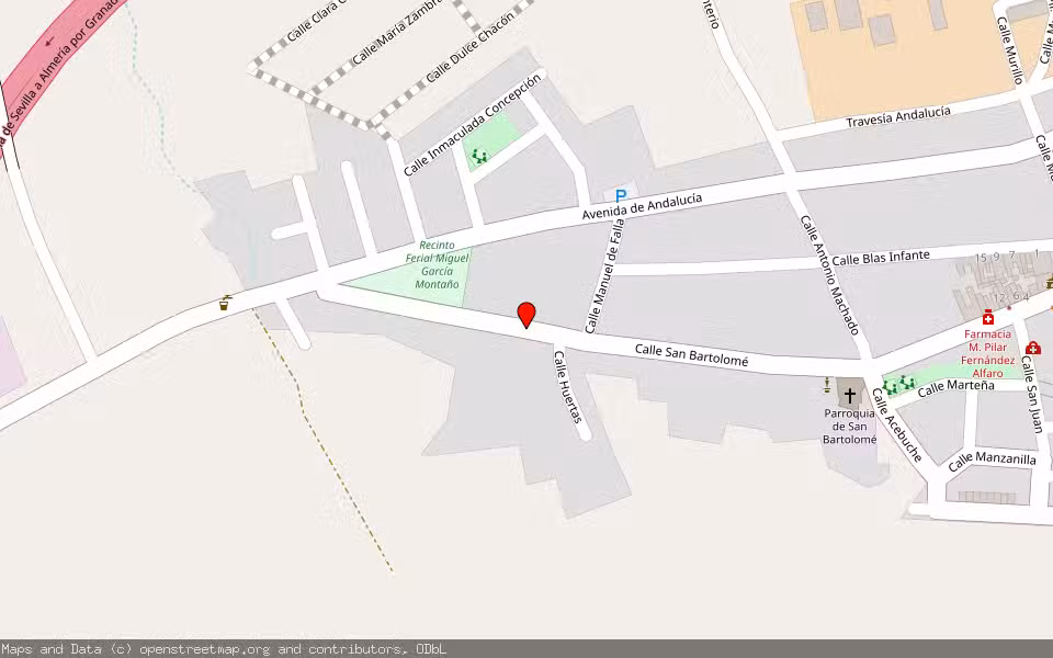 Mapa de Subasta Inmueble (Vivienda) en Aguadulce, Sevilla