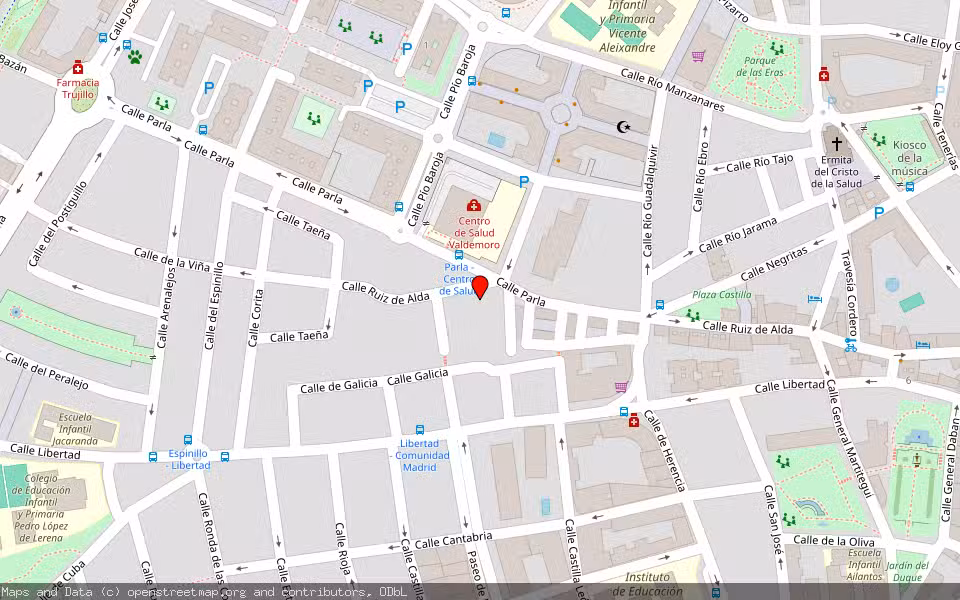 Mapa de Subasta Inmueble (Vivienda) en Valdemoro, Madrid